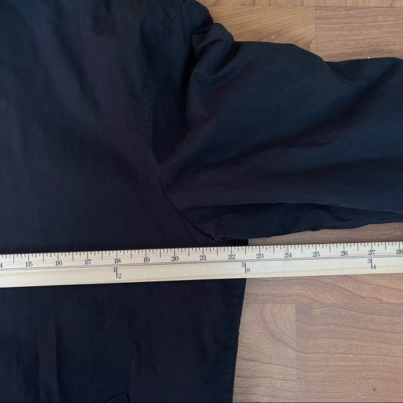 London Fog Men’s Black Full Zip Wool Lined Inner Pockets Bomber Style Ja… - Picture 13 of 14